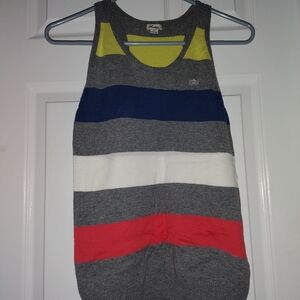 Heritage 1981 Gray Striped Tank Top